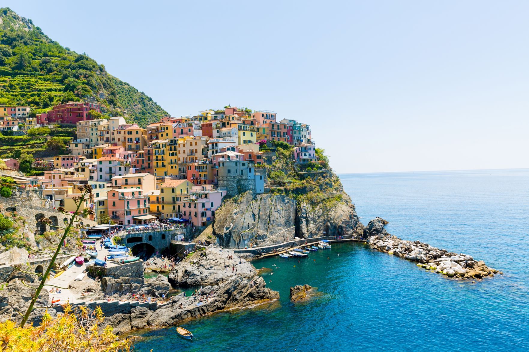 Colorful hues of Manarola